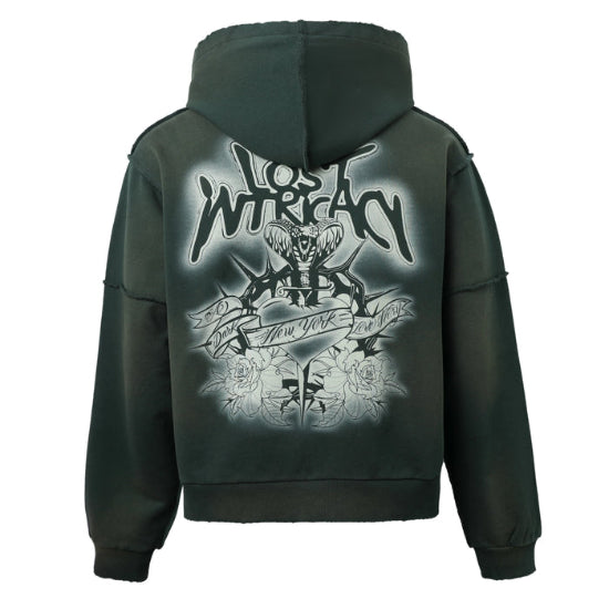 Lost Intricacy "Emerald Green" Zip-Up Hoodie