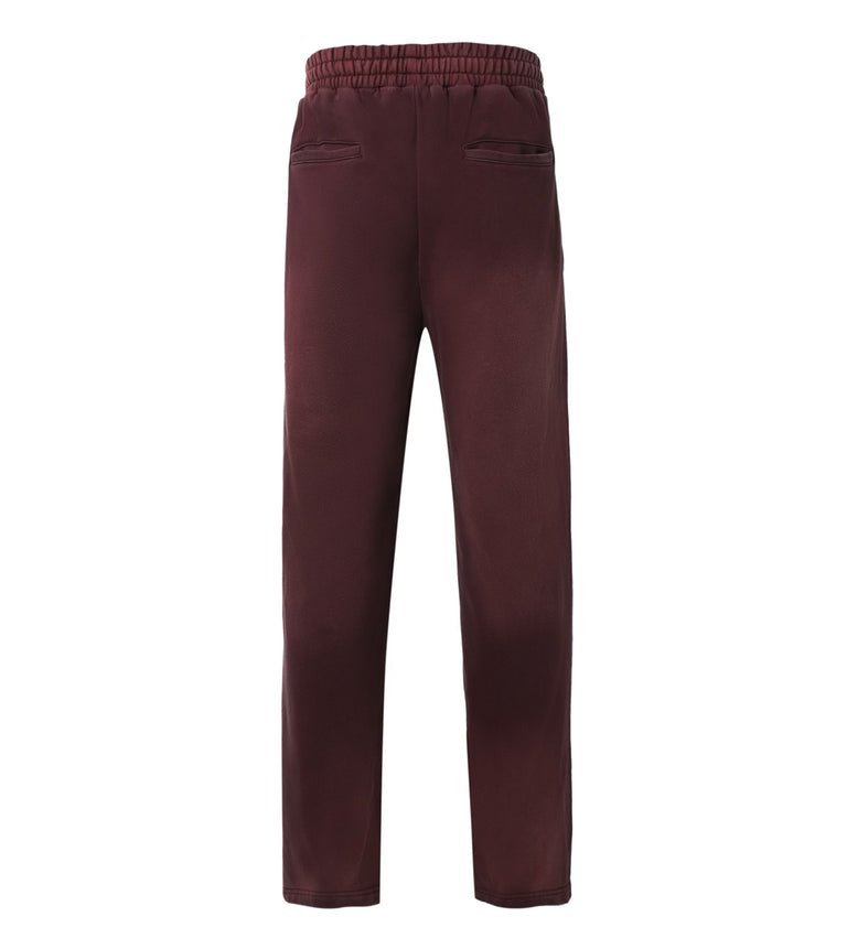 Lost Intricacy Maroon Flared Sweatpants