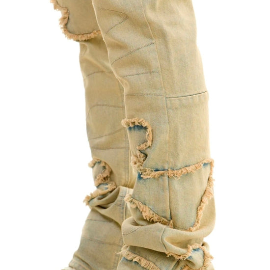 Wave flare jeans