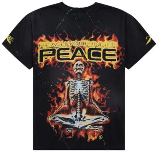 Inner Peace Skeleton T-Shirt 'Black'