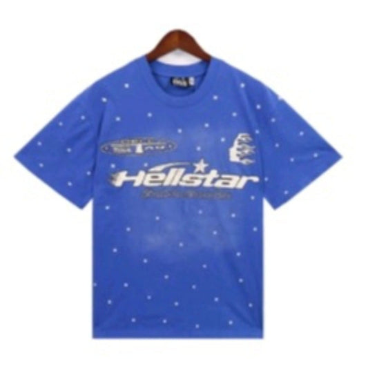 Hell Core Logo Gel T-Shirt Blue
