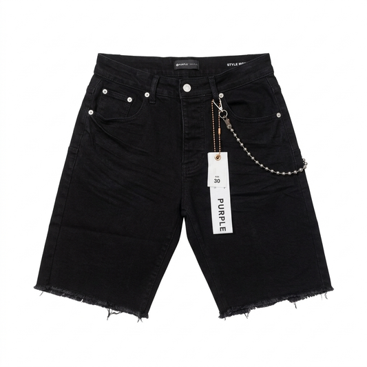 Purple short black